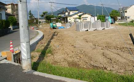 上田市小泉分譲地 造成工事