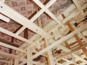 天井も断熱材ネオマフォームを施工