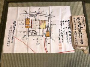 古民家建築当時の図面