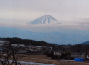 諏訪湖から見える富士山2