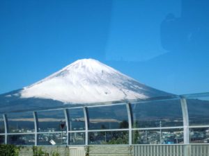 静岡空港からの富士山